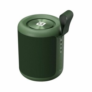 Portronics SoundDrum P 20W portable Bluetooth speaker with 6–7 hours playback, handsfree calling, USB slot, AUX-in port, and Type-C charging.