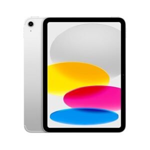 Apple iPad 11-inch Silver with A16 chip, 256GB storage, Liquid Retina display, Wi-Fi 6, 12MP front and rear cameras, and Touch ID.